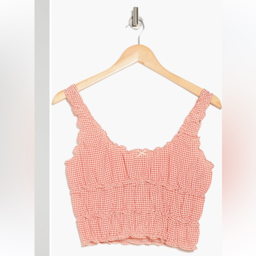 LUSH gingham tank